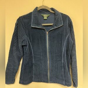 Woolrich Medium Blue Corduroy Bomber Jacket